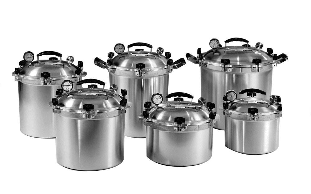 Wisconsin Aluminum Pressure Cooker / Canner 15.5 Qt.