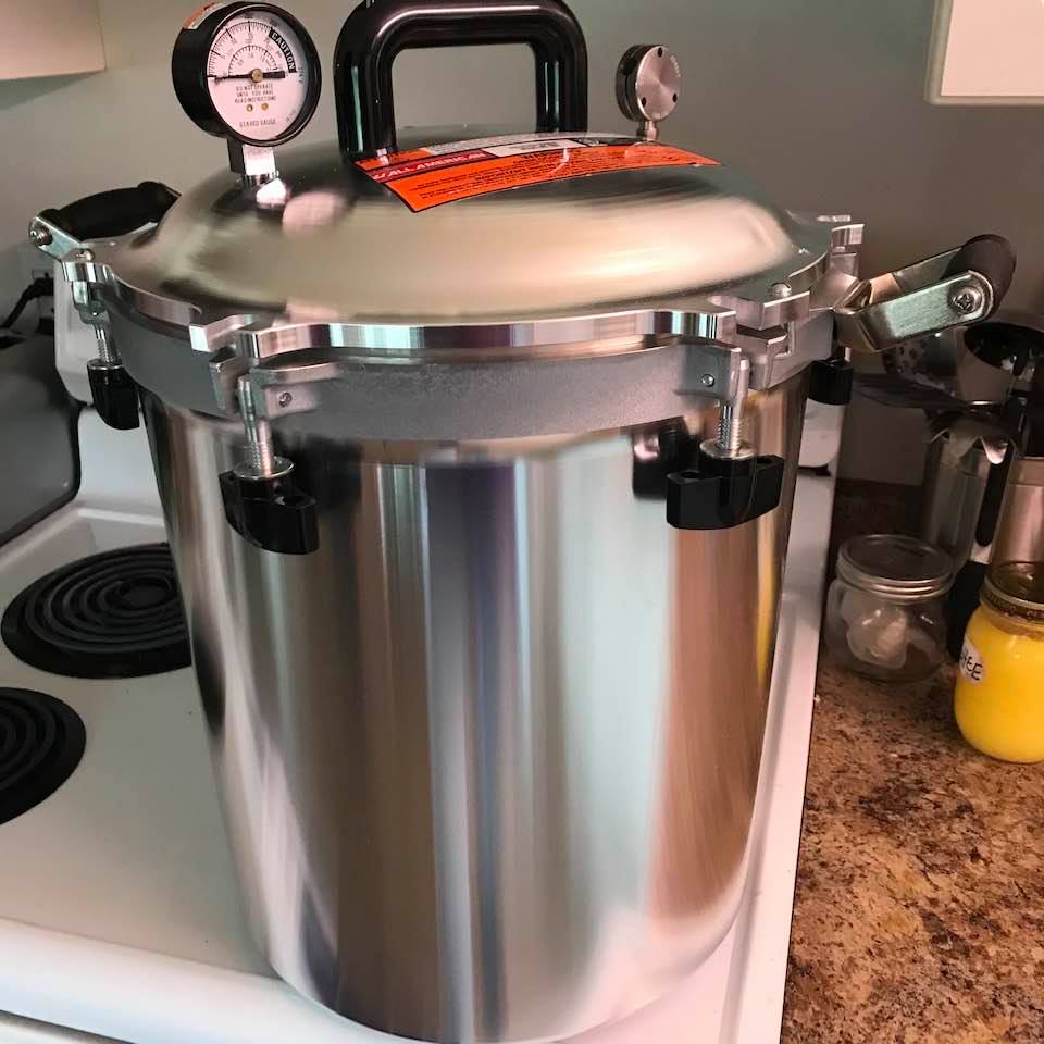 All American 41.5 Quart Pressure Cooker Canner, Silver